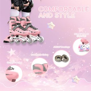 Patines en línea Ruedas LED para Niña