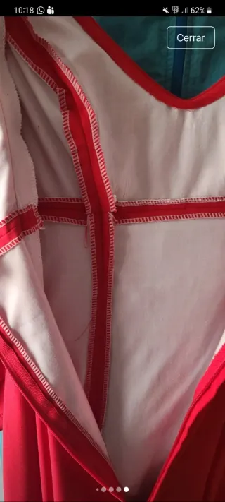 Traje de flamenca rojo