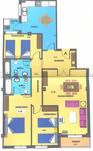 Piso en venta en Alcora, l´