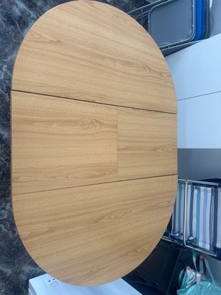 Mesa extensible de madera
