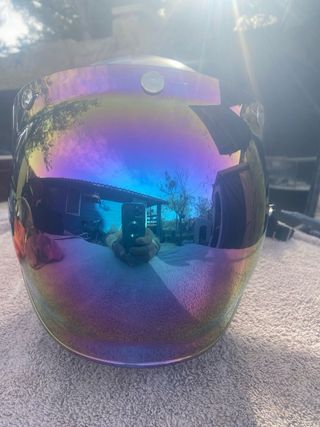 Pareja de Viseras moto burbuja y oscilador