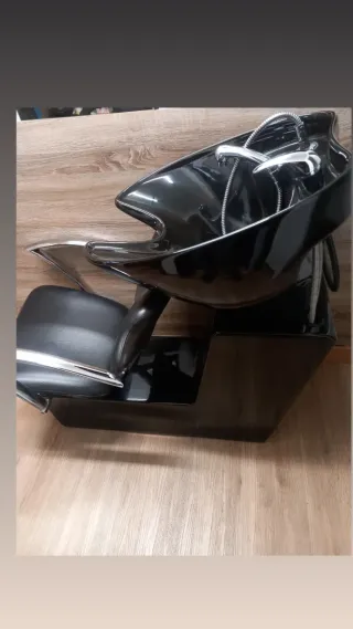 Lavacabezas Negro Diseño Moderno