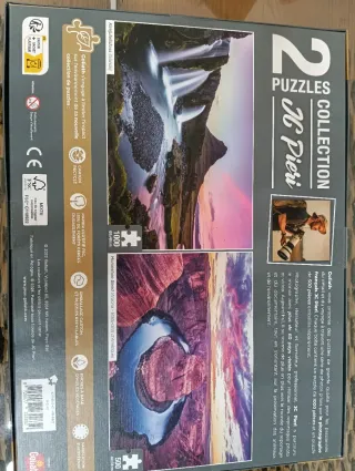 2 Puzzles JC Pieri 1000 + 500 piezas