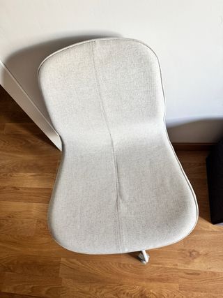 Silla de oficina moderna blanca