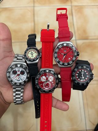 Lote 5 Relojes TAG Heuer