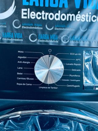 395.Lavadora Artica Antracita 8 Kilos Nueva Tara