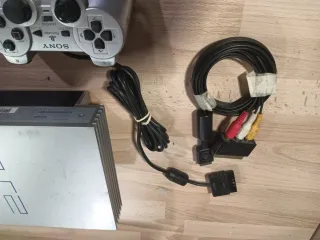 Consola PS2 Sony Plata + 2 Mandos