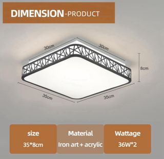 Luz de techo LED moderna