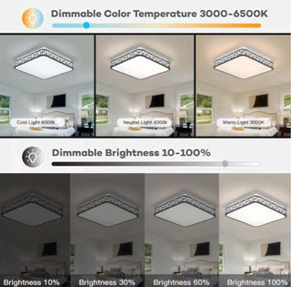 Luz de techo LED moderna