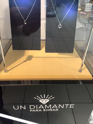 Collar  Plata  DIAMANTE AUTÉNTICO