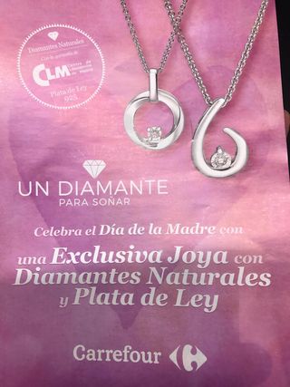 Collar  Plata  DIAMANTE AUTÉNTICO