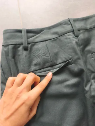Pantalones Weekday Mujer Talla Verde