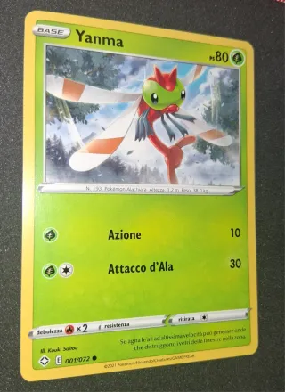 Lotto 7 Carte Pokémon - Yanma & Yanmega (NM)