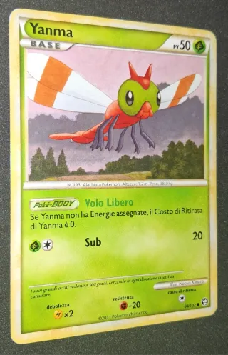Lotto 7 Carte Pokémon - Yanma & Yanmega (NM)