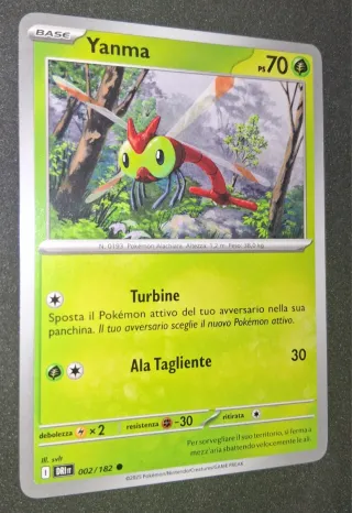 Lotto 7 Carte Pokémon - Yanma & Yanmega (NM)