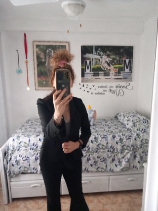 Americana Zara Negra Talla M