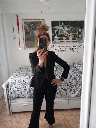 Americana Zara Negra Talla M
