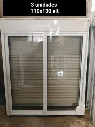 3 Ventanas Aluminio 110x130