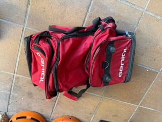 Bolsa de hockey patines roja