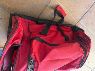 Bolsa de hockey patines roja