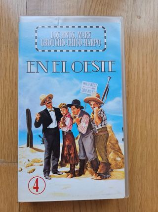 Lote 5 Películas VHS Hermanos Marx (Español)