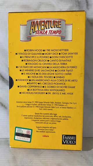 VHS I Viaggi di Gulliver Avventure Senza Tempo