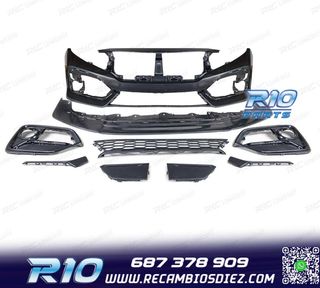 PARAGOLPES DELANTERO HONDA CIVIC 16- LOOK NEW SI
