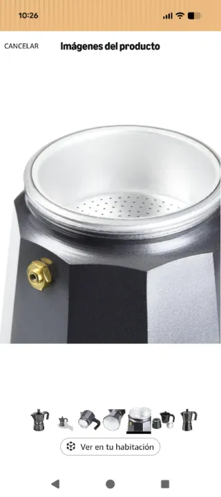 Cafetera Monix Italiana Negra