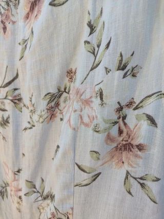 Zara abito lino 100% V neck longdress linen