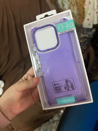 Funda APOKIN para Redmi Note 13 4G Morada