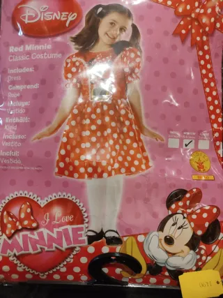 Disfraz Minnie Mouse Talla 4-6 Años