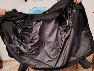 Chaqueta Negra Moto