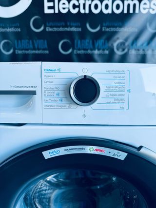 399.Lavadora Beko 8 kilos Nueva Tara Inverter