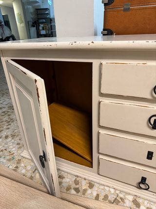 Mueble aparador blanco madera