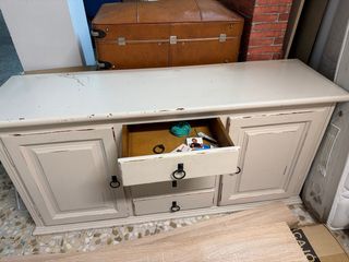 Mueble aparador blanco madera