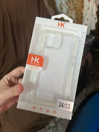 Funda HK DESIGN iPhone 14/13 Transparente