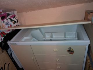 Mueble cambiador bebé con bañera