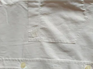 Camicia Burberry bianca uomo taglia XL