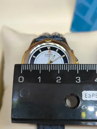 Reloj Racer Cadete Azul y Dorado