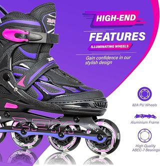 Patines en Línea Ajustables Niños/Niñas