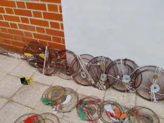 Redes de pesca para cangrejos