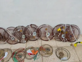 Redes de pesca para cangrejos