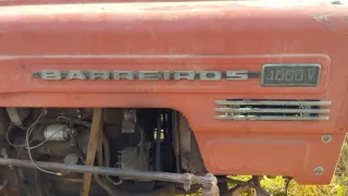 Tractor Barreiros 4000 v con fresas y vertederas