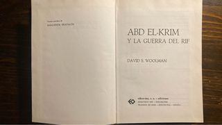 Woolman. Abd el Krim y la guerra del Rif