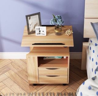 Mesa Auxiliar Madera con Ruedas Sogesfurniture