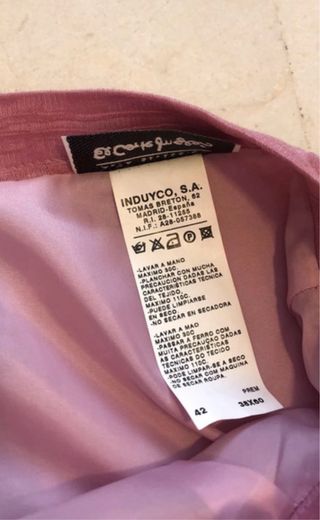 Traje falda y chaqueta rosa El Corte Inglés T42