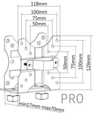 Supporto per montare computer miniPC - Digitus