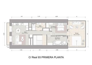 Piso en venta en Centro en Ferrol