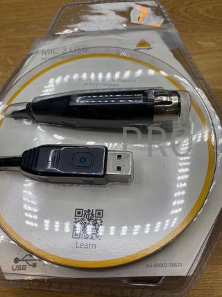 Microfono USB Behringer MIC 2 con cavo di interfaccia USB