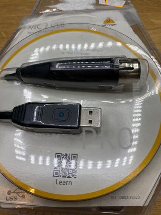 Microfono USB Behringer MIC 2 con cavo di interfaccia USB